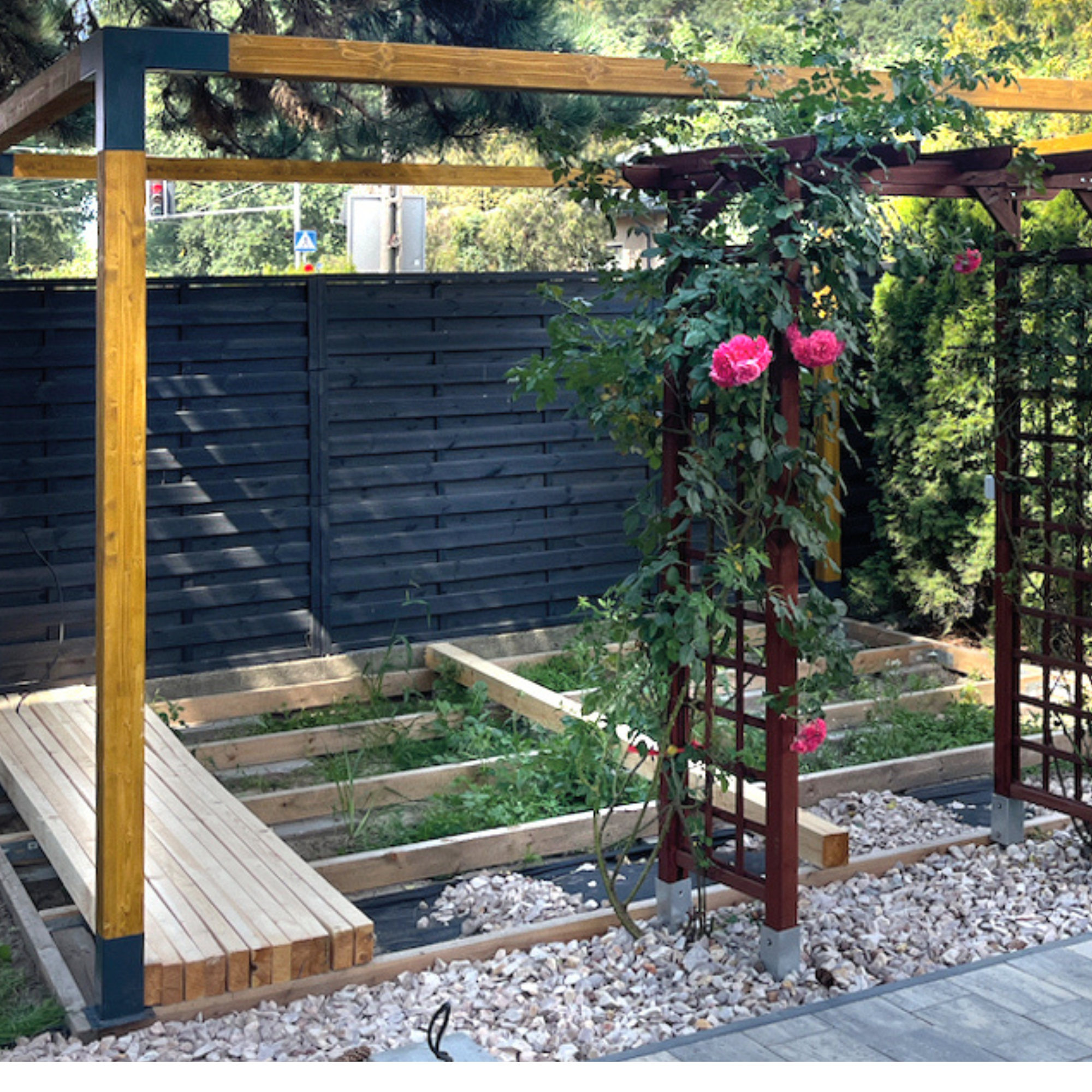 pergola drewniana