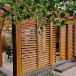 What are terrace blinds? Terrace cladding with movable external blinds