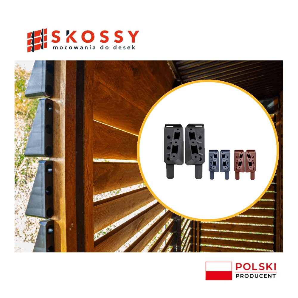 Mocowanie deski pod kątem SKOSSY