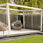 wooden garden pergola example