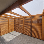 Pergola drewniana: 230 x 430 cm