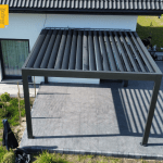 Aluminium pergola 380 x 360