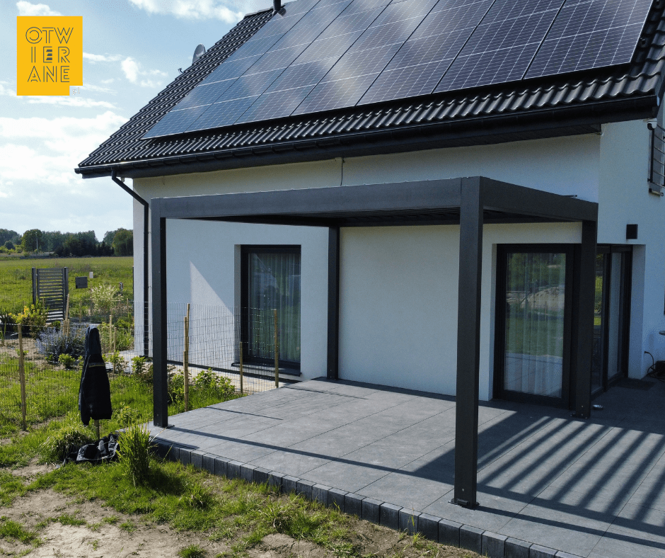 Pergola aluminiowa 380 x 360 cm