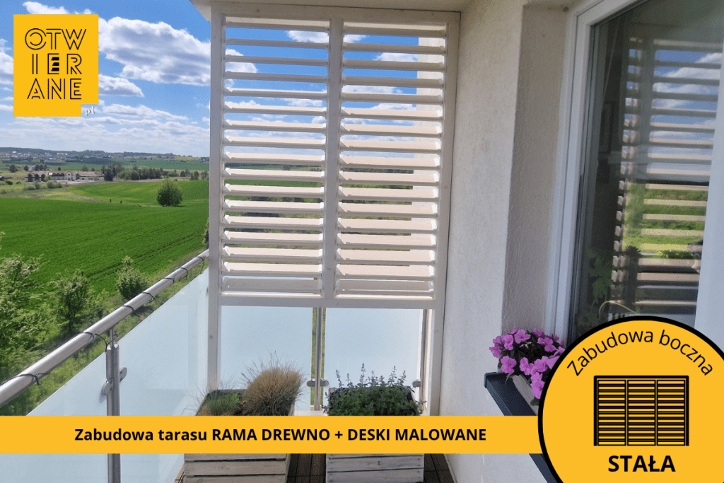 Wooden balcony cladding Olsztyn
