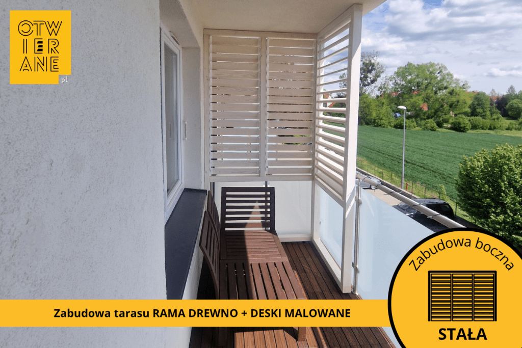 Wooden balcony cladding Olsztyn