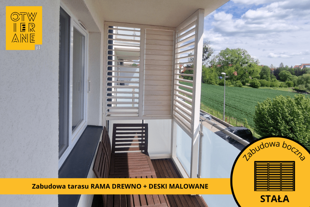 Wooden balcony cladding Olsztyn