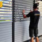 pergola aluminiowa 380 x 440 cm