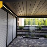 pergola aluminiowa 380 x 440 cm