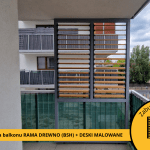 Balcony cladding Ząbki