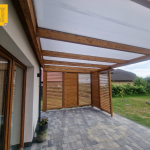 Pergola drewniana 390 x 660 cm