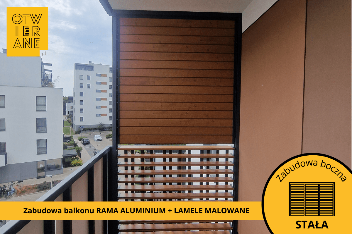 Zabudowa balkonu na Woli