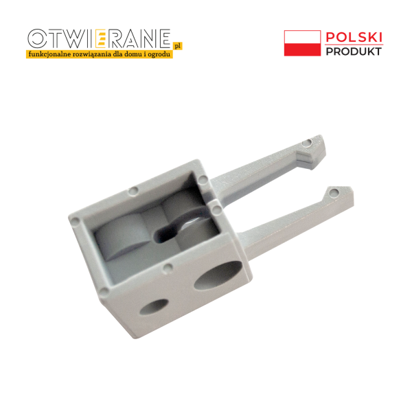 Mechanizm do drzwi przesuwnych: blokada skrzydła