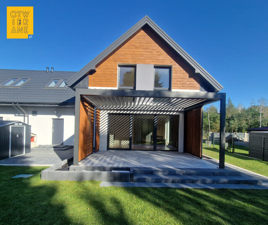 Pergola aluminiowa 350 x 540 cm