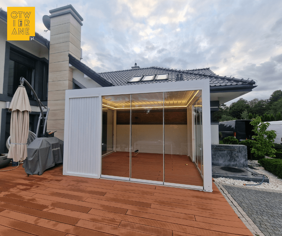 Aluminium pergola 400 cm × 460 cm