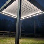 Pergola metalowa z aluminium