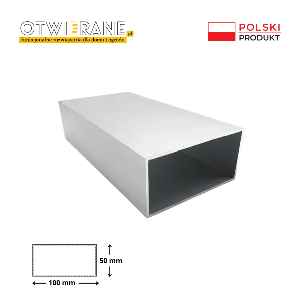 Profil aluminiowy 100 x 50