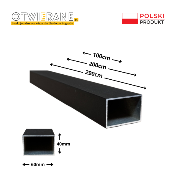Profil aluminiowy 60 x 40