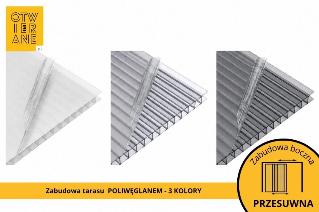 zabudowa przesuwna poliwęglan