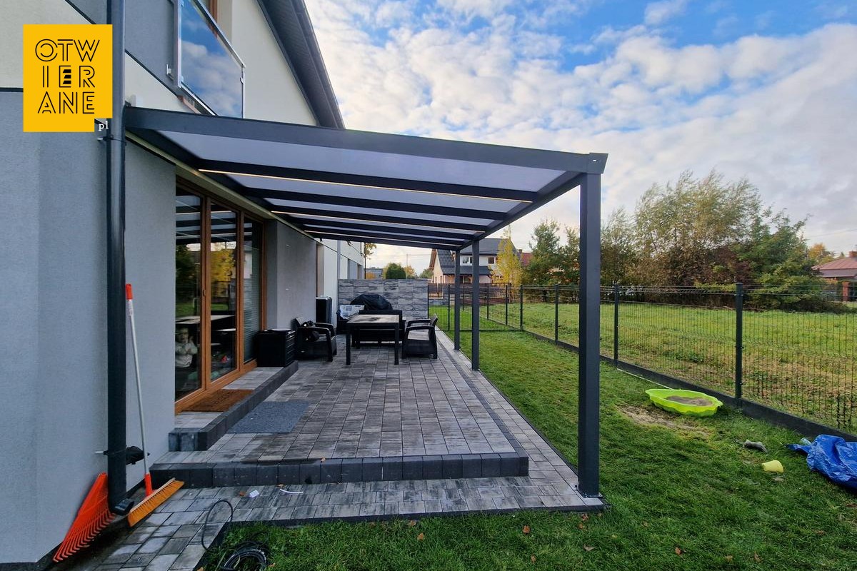 Zadaszenie aluminium 350 x 606 cm