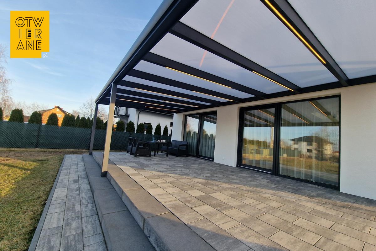 Zadaszenie aluminiowe 450 cm x 865 cm