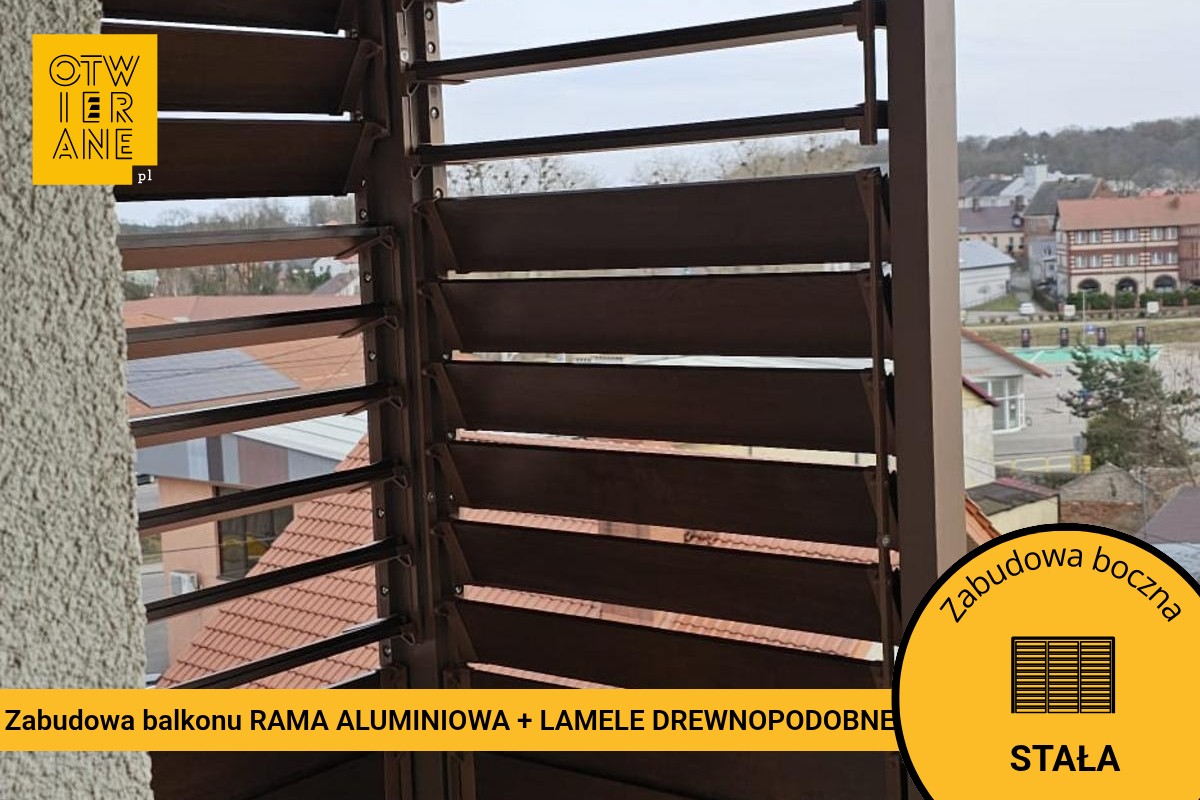 Zabudowa balkonu Lipno