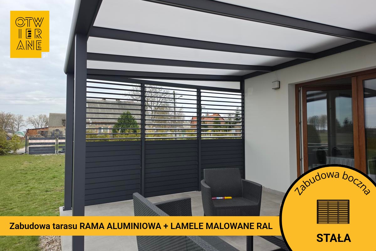 Zabudowa tarasu Dźwierszno Małe