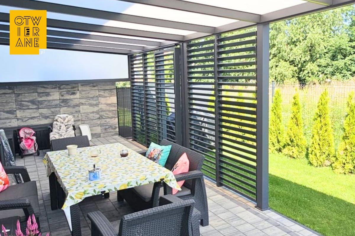 Zadaszenie aluminiowe 352×330 cm Góra Kalwaria