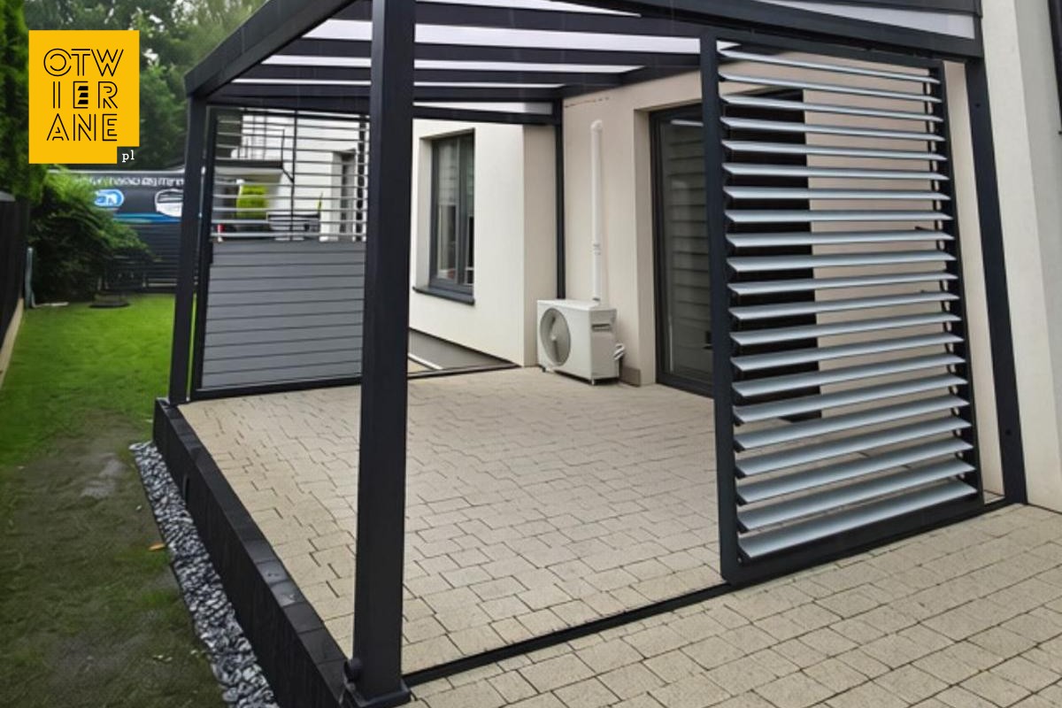 Zadaszenie aluminiowe 342 x 406 cm