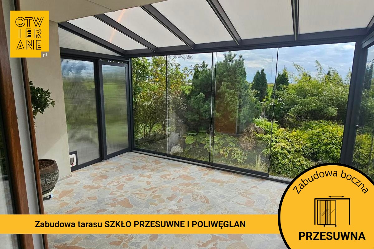 Zabudowa tarasu z wejściem dla kota – Nowe Babice